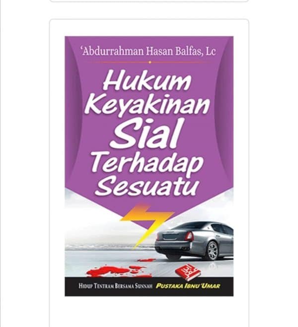 Hukum Keyakinan Sial Terhadap Sesuatu (PB)