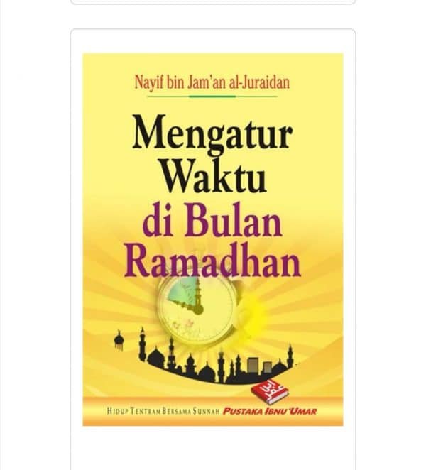 Mengatur Waktu di Bulan Ramadhan (BPB)